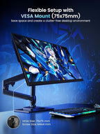 UPERFECT Portable Monitor 18.5-inch 120HZ Touchscreen 100% sRGB w/VESA & Stand - Image 6