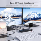 WAVLINK DisplayLink Docking Station Dual 5K, USB-C Dock - Image 3