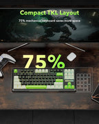 Redragon K734B Wireless Mechanical Keyboard, 3-Modes Bluetooth Gasket Hot - Image 7