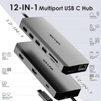 WAVLINK USB C Docking Station Dual Monitor, USB-C Hub Laptop Triple Display - Image 2
