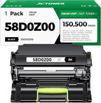 58D0Z00 Imaging Unit Not Toner Black 1-Pack Replacement by JCTONER