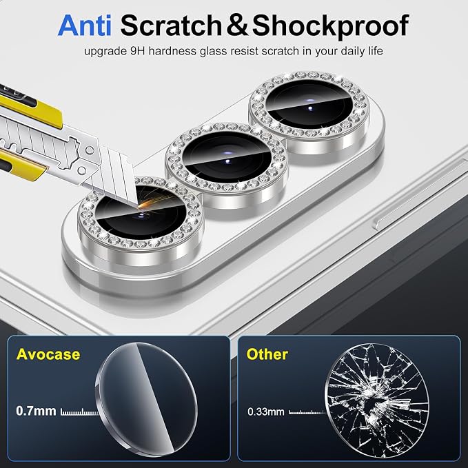 for Samsung Galaxy Z Fold 7 Camera Lens Protector, Individual Metal Ring - Image 3
