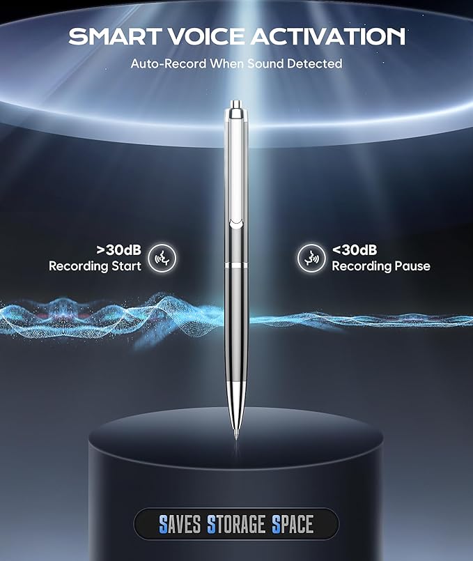 64GB Voice Recorder w/Type-C, Voice Activated Recorder - Image 5