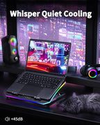 KeiBn Laptop Cooling Pad, Gaming Laptop Fan Cooling Pad - Image 6