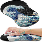 Hokafenle Ergonomic Mouse Pad Wrist Support, Wrist Rest Mousepad by Hokafenle