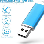 KOOTION Flash Drive 8GB 10 Pack USB 2.0 Thumb Drive Capped Memory Stick Jump - Image 4