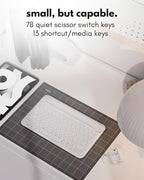 Macally Bluetooth Keyboard for Tablet | Wireless Keyboard for iPad mini/Air/Mini - Image 5