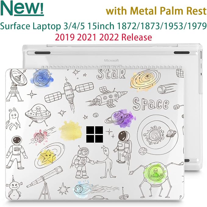 Tuiklol Case for 15 Inch Microsoft Surface Laptop 5/4/3 2022-2020, Model - Image 4