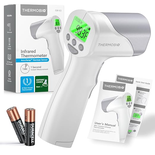 Medical Grade FSA-HSA Eligible Heavy Duty Touchless Infrared Forehead by Thermobio%C2%AE
