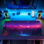 Purple Mouse Pad Pink Desk Mat Gaming Mousepad XXL Computer Pad 31.5 x 15.7 - Image 7