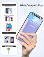 Alongza Portable Charger Built-in Cables and AC Wall Plug, Slim Fast Charging - Image 5