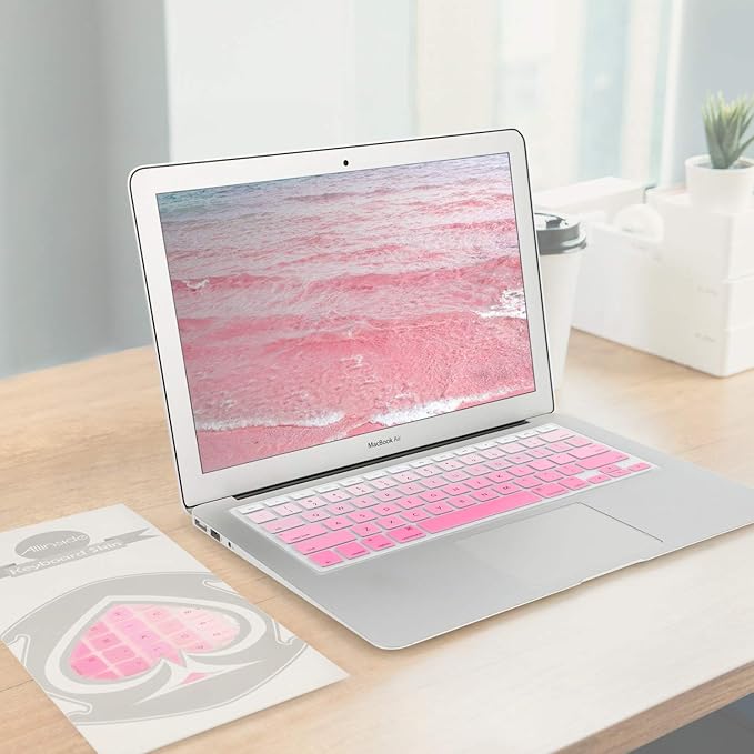 Allinside Pink Ombre Keyboard Cover Skin - Image 7