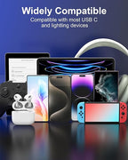 ZBF 100W USB C Magnetic Charging Cable, 2 in 1 Charger Cable - Image 6