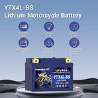 YTX4L-BS Lithium Motorcycle Battery, ATV Battery 12V 2.5AH 250CCA Compatible - Image 3