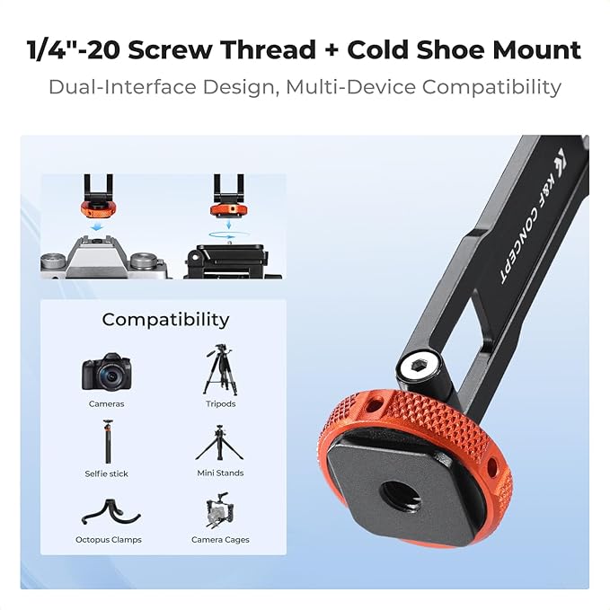 K&F CONCEPT Magnetic Metal Phone Mount - Image 4