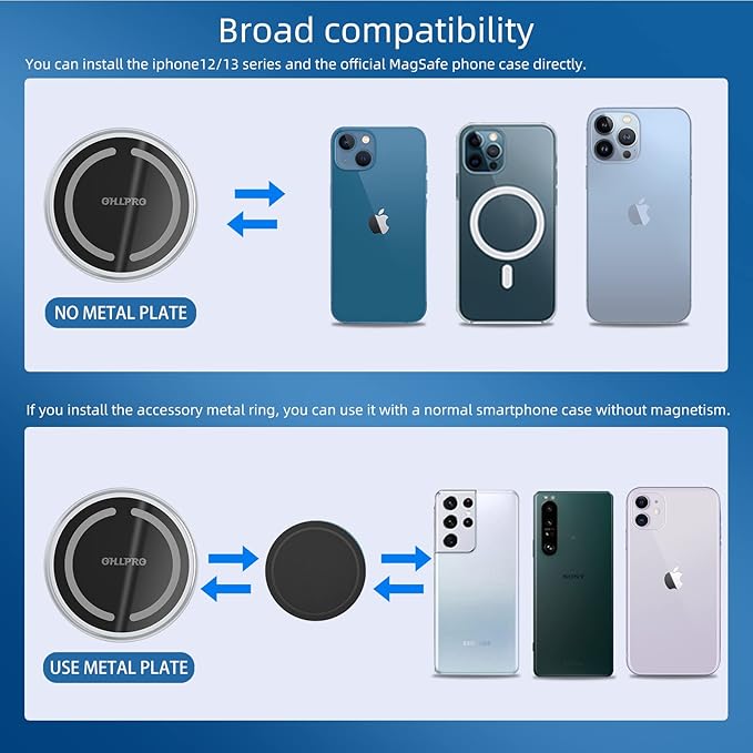 Magnetic Wireless Car Charger Compatible - Image 4