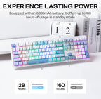 EPOMAKER TH108 Full Size Mechanical Keyboard, Wireless Gaming Keyboard - Image 4