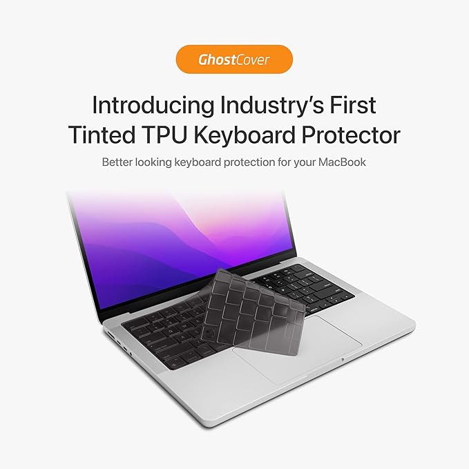 GhostCover Original Premium Ultra Thin Keyboard Cover Protector, Compatible - Image 2