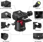 SmallRig Mini Ball Head, Tripod Head Camera 360° Panoramic - Image 4