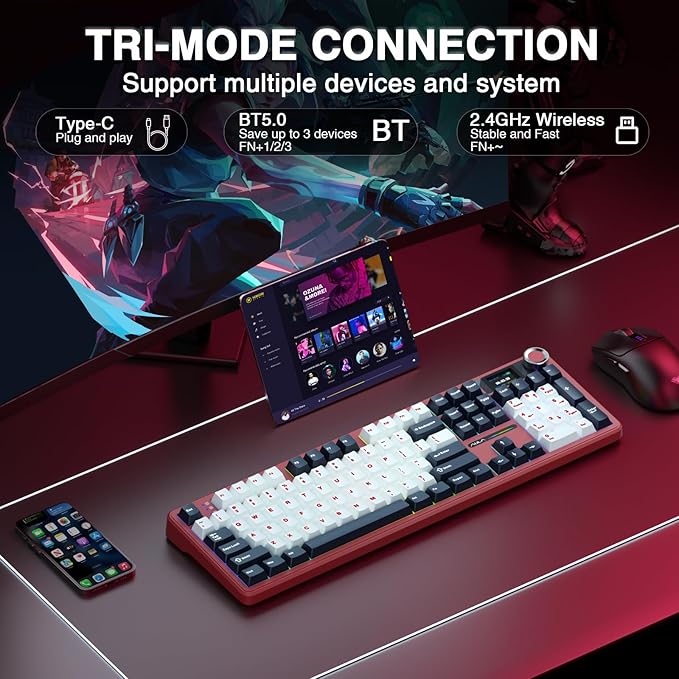 AULA F108 PRO - Wireless Mechanical Keyboard - Image 4
