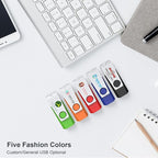 4GB Flash Drive 20 Pack, Wooolken USB 2.0 Memory Stick - Image 8