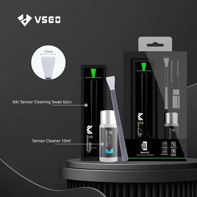 VSGO 4/3 Sensor Cleaning Kit for Mirrorless MILC and ILDC Cameras - Image 2
