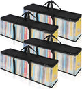 CCidea DVD Storage Bags Clear PVC Media Holder Case by CCidea