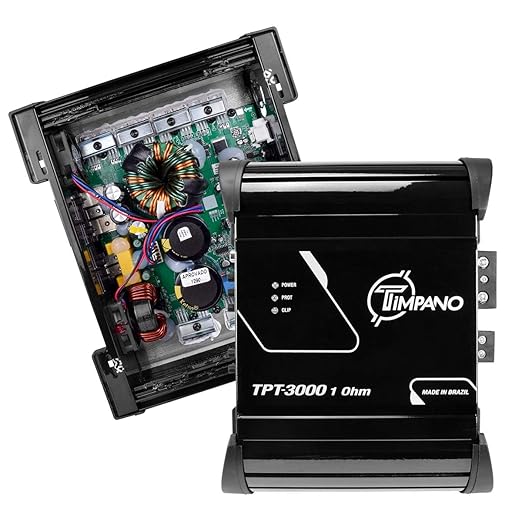 Timpano TPT-3000 1 Ohm Compact Amplifier 3000 Watts, 1 Channel, Full Range Amp - Image 3
