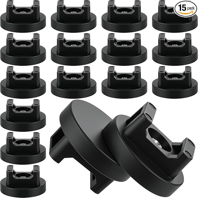 Yookeer Magnetic Zip Tie Mount Base Black Magnetic Cable Clips Wire Holder by Yookeer