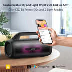 EarFun UBOOM X Portable Bluetooth Speaker, 80W Stereo - Image 6