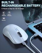 AULA SC580 Wireless Gaming Mouse, Tri-Mode 2.4G/BT5.0/USB-C Gaming Mouse - Image 6