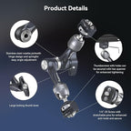 SMALLRIG 7" Rosette Magic Arm, Camera Monitor Mount, Articulating Arm - Image 5