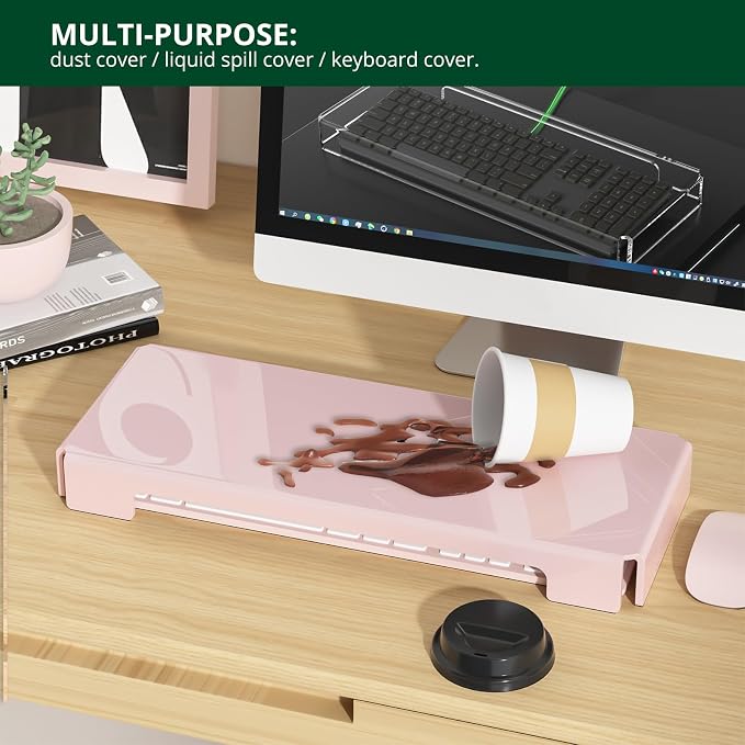 Acrylic Computer Keyboard Cover, Mechanical Keyboard Dust Cover PC Keyboard Cat - Image 6