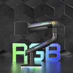 Gaming Monitor Arm for Flat/Ultrawide/Curved Monitors 32 to 60 inch, Heavy Duty - Image 4