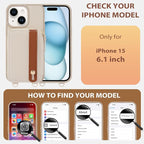 LAMEEKU for iPhone 15 Wallet Case - Image 6