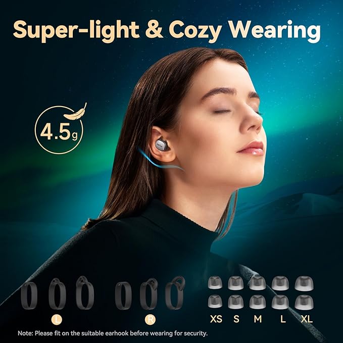 EarFun Free Pro 3 Noise Cancelling Wireless Earbuds, Hi-Res Sound, Snapdragon - Image 6