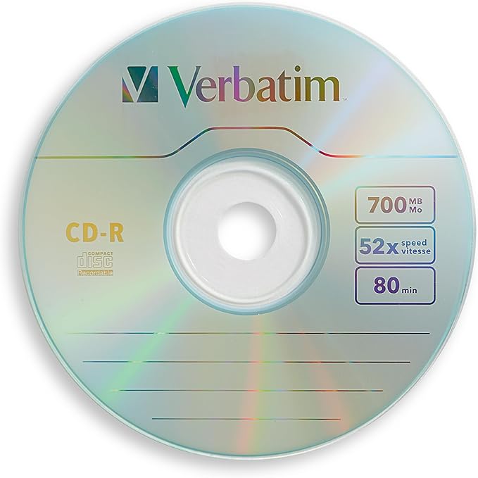 Verbatim CD-R Blank Discs 700MB 80 Minutes 52X Recordable Disc - Image 2