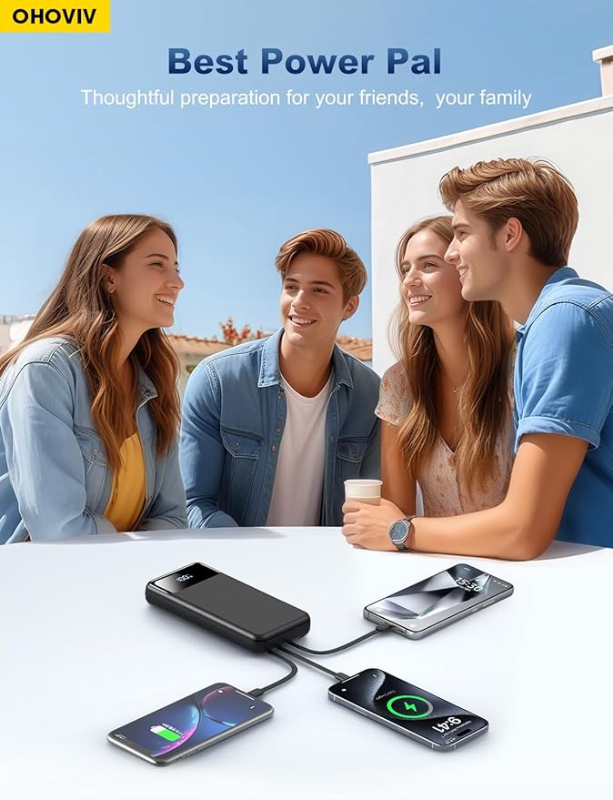 OHOVIV Portable Charger Power Bank 50000mAh Battery Pack, 22.5W Fast Charging - Image 6