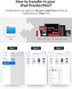 BnmxTek USB-A and USB-C to SD Card Reader, Trail Camera Card Adapter - Image 6