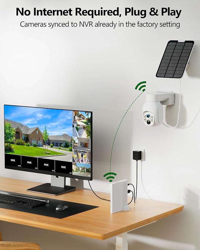 Camcamp Solar Security Cameras Wireless Outdoor, 2K Wireless Battery Security - Image 6