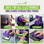 Screen Mom Screen Cleaner Spray and Microfiber Cloth 2-Pack Screen Cleaner - Image 3