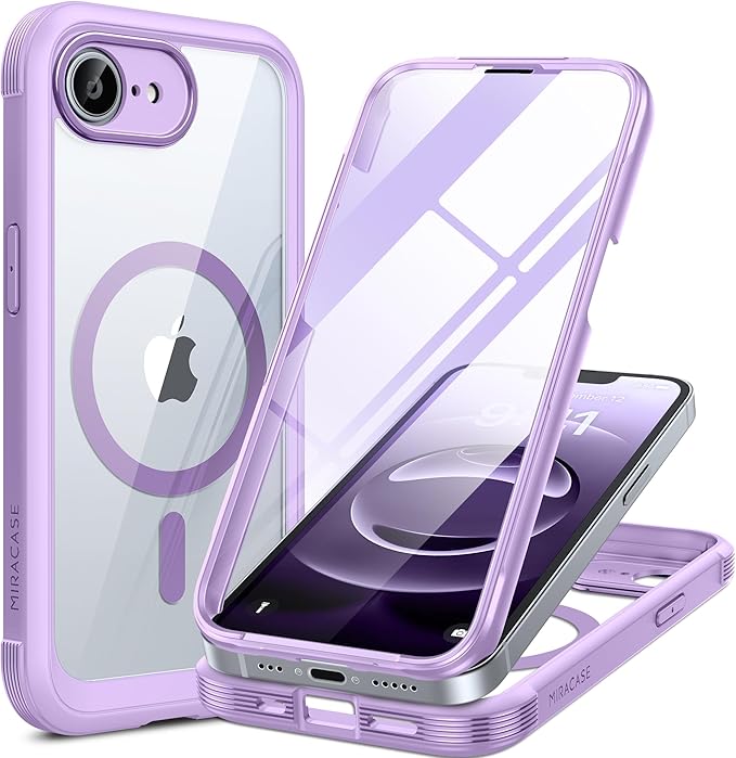 Miracase Magnetic for iPhone 16e Case Full-Body Phone by Miracase