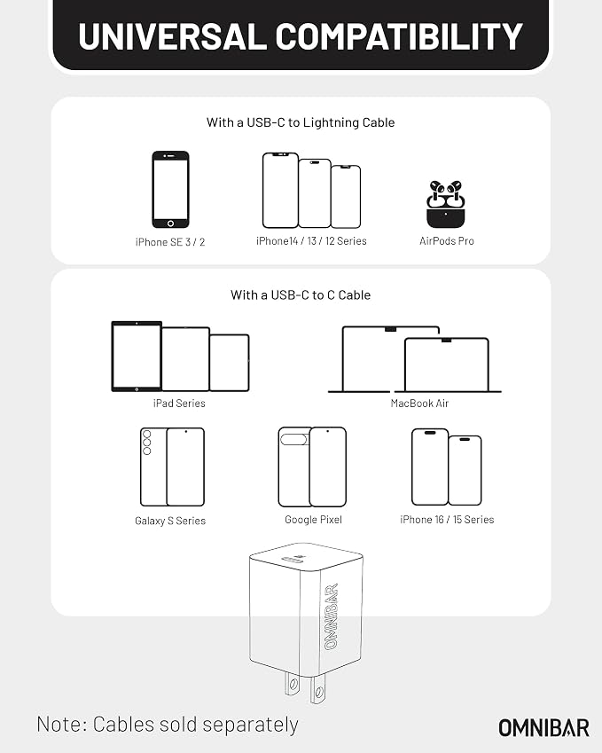 30W USB C Charger, GaN Fast Wall Charger Block, PD3.0 PPS USB-C Power Adapter - Image 9