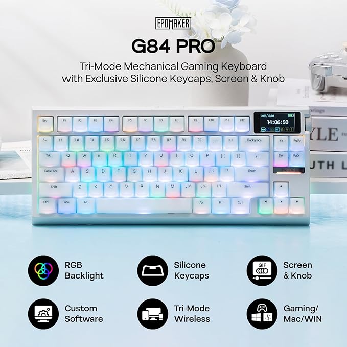 EPOMAKER G84 PRO Wireless Gaming Keyboard - Image 2