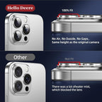 Compatible with iPhone 15 Pro/16 Pro Camera Lens Protector, Tempered Glass Full - Image 2