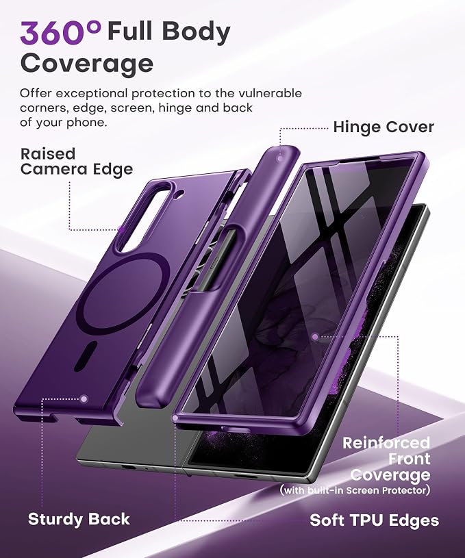 BERFY Magnetic for Samsung Galaxy Z Fold 6 Case - Image 6