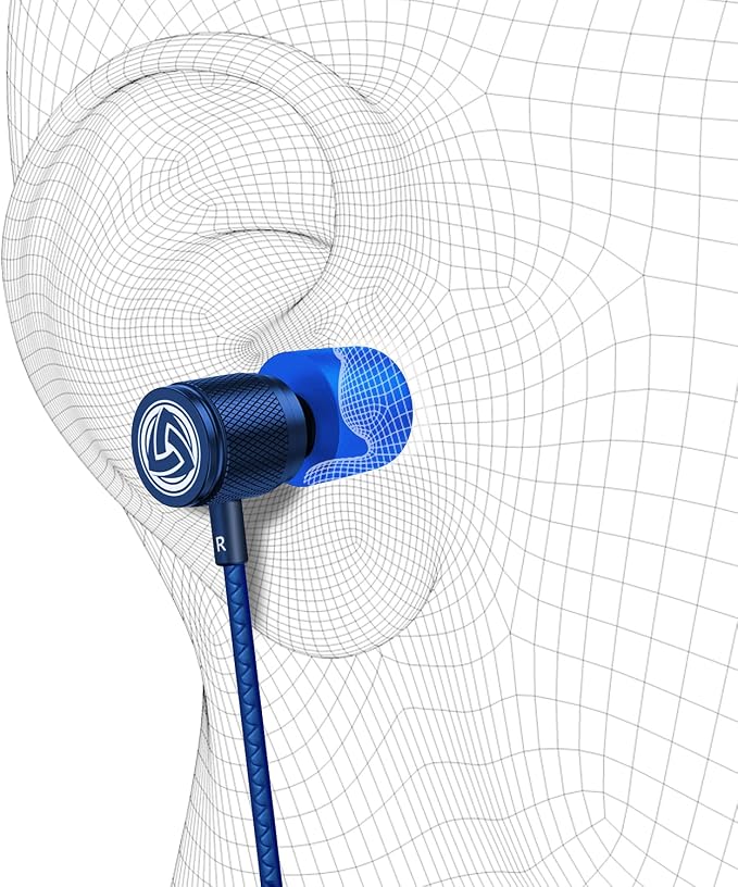 LUDOS Ultra Wired Earbuds in-Ear Headphones, 5 Years Warranty, Earphones - Image 8