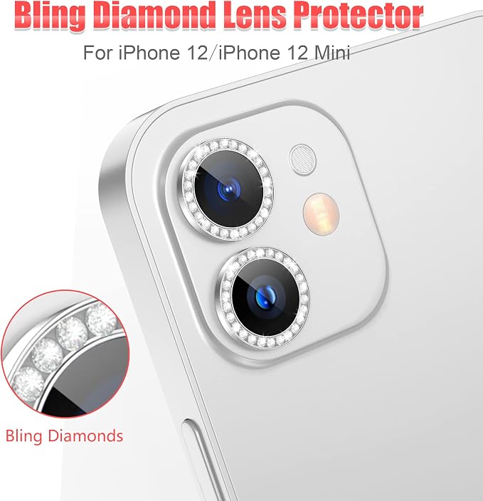AGVEE 3+3 6 Pack for iphone 12 Pro/12/12 Mini/11 Pro Max/11 Pro/11 Camera Lens - Image 3