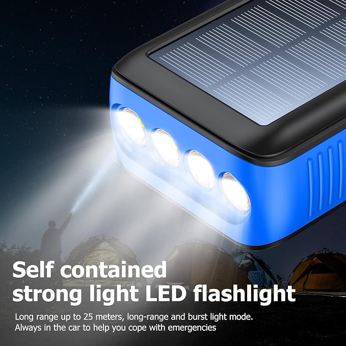 Solar Charger Power Bank 63200mAh, Portable Charger - Image 6
