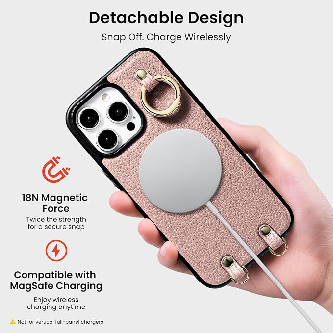 ORNARTO Magnetic Detachable Wallet Case - Image 4